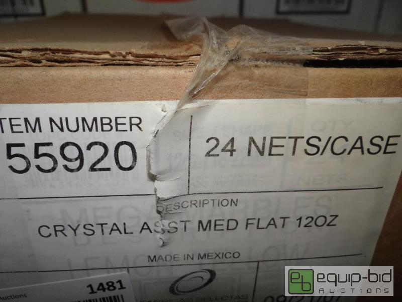 lot 1481 image: Case of 24 bags of Crystal asst. decor gems. ...