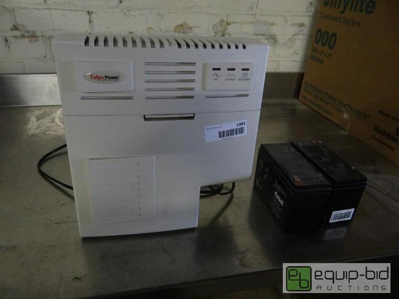 lot 1491 image: Cyber Power intelligent back-up power box wit...