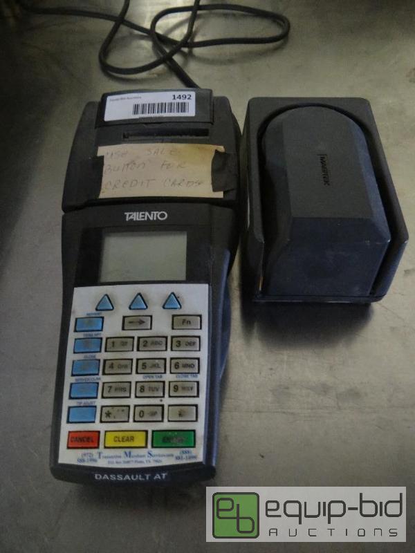 lot 1492 image: Talento&nbspM-dassault at credit card machin...
