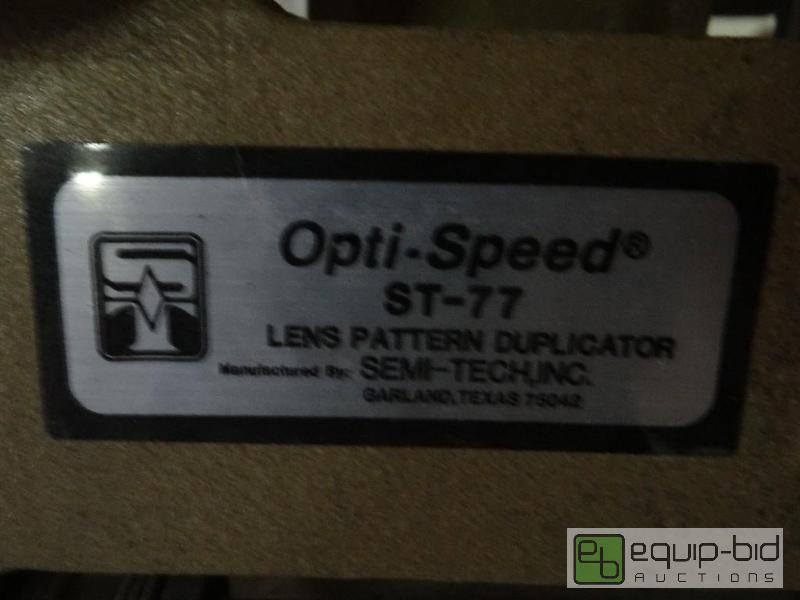 lot 1515 image: Opti-Speed model-ST-77 lens pattern duplicato...