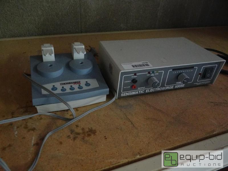 lot 1530 image: Sensimatic electrosurge 500SE machine and The...