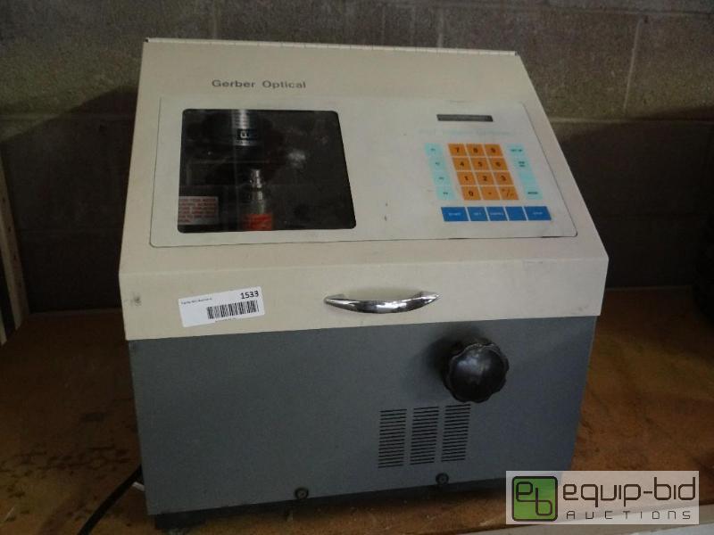 lot 1533 image: Gerber Optical PG7 pattern generator.  Powers...
