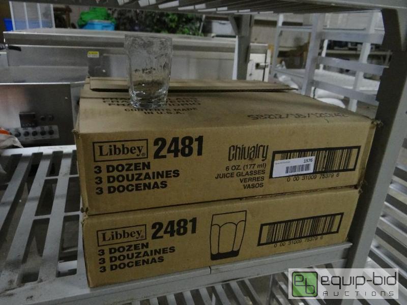 lot 1576 image: Lot of 2 new cases of Libbey&nbsp2481 6 oz j...