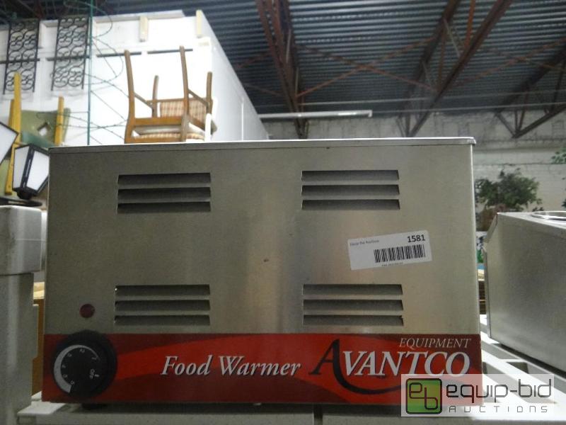 lot 1581 image: Avantco counter top food warmer....