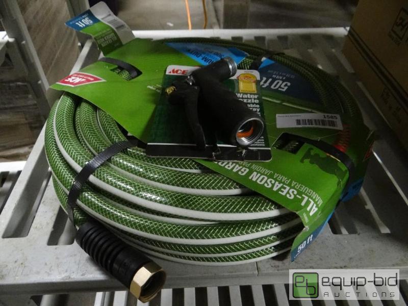 lot 1585 image: New Ace 50ft all season garden hose with spra...