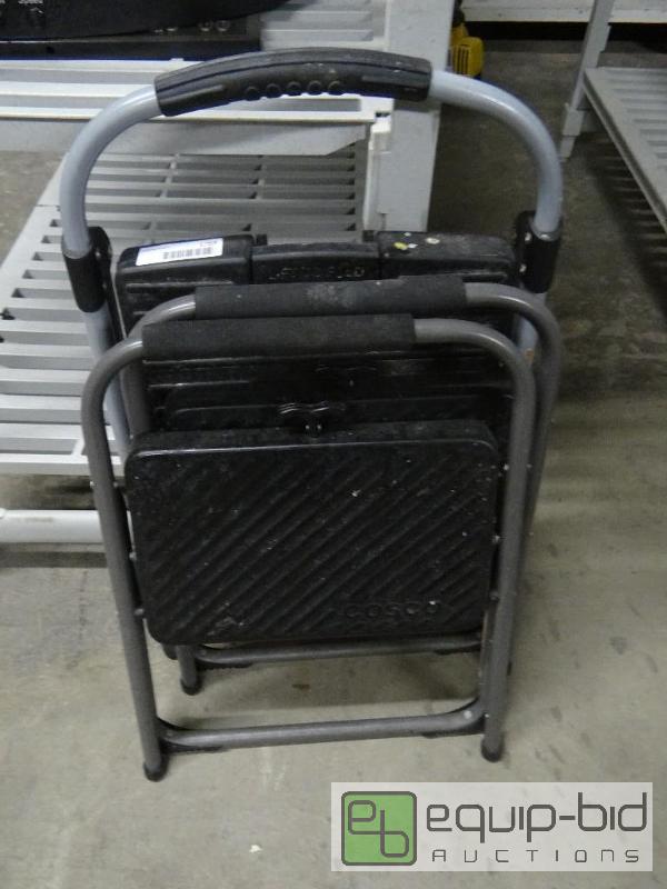 lot 1759 image: Lot of 3 folding step stools....