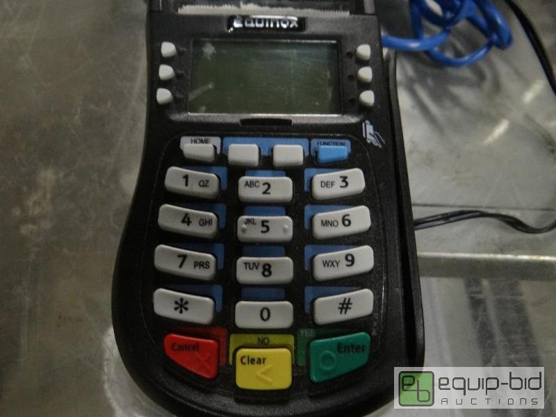 lot 1761 image: Equinox credit card machine with cables....