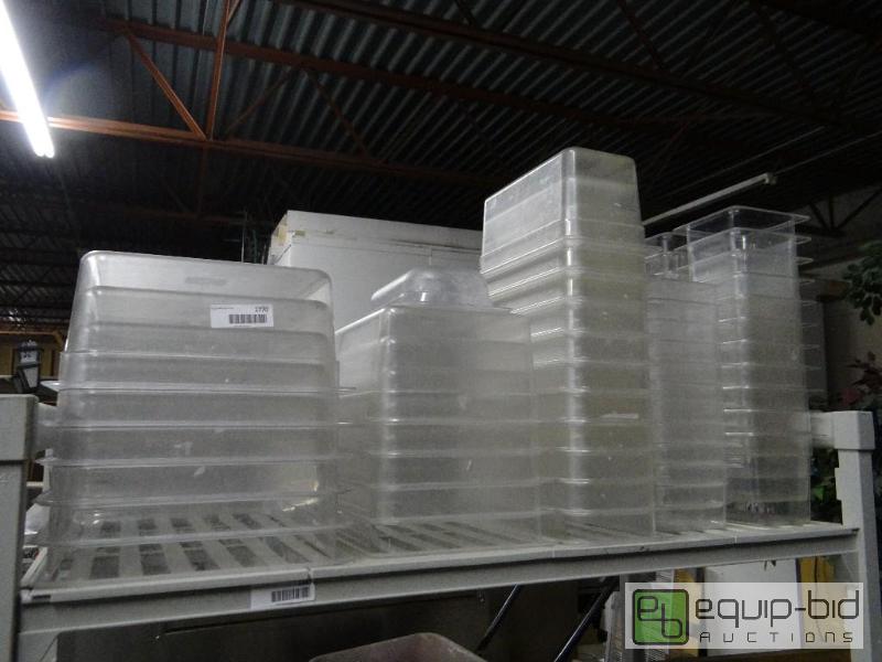 lot 1770 image: Lot of various size plastic inserts and 58 va...