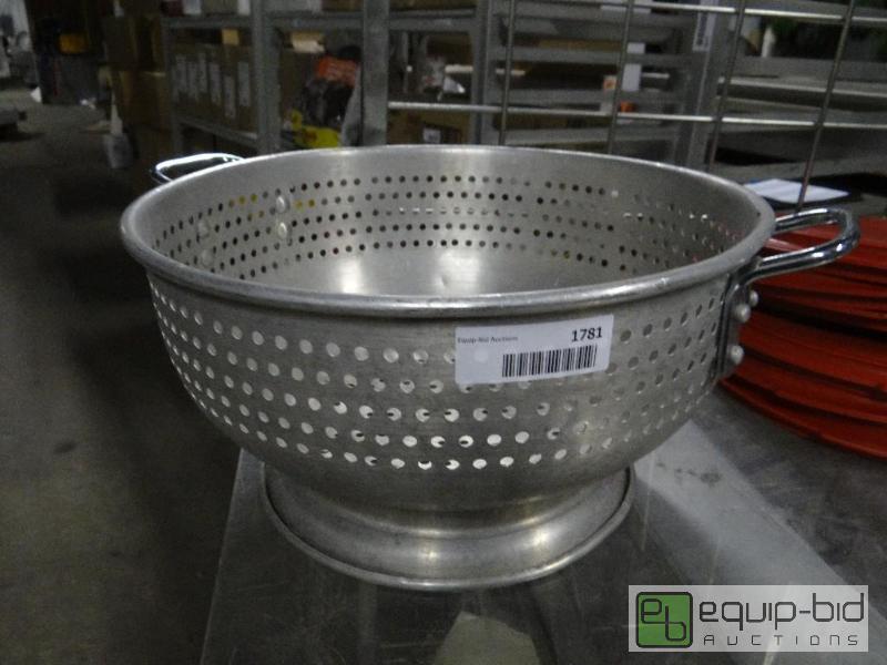 lot 1781 image: Large round colander with handles. 15&quot...