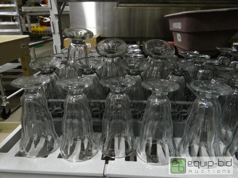 lot 1791 image: Large lot of 64 glass ice creammilk shake gl...