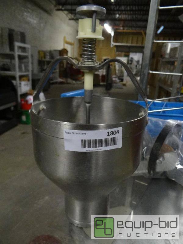 lot 1804 image: Stainless steel dough dropper....
