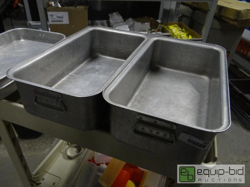 lot 1805 image: Lot of 4 cooking pans with handles....