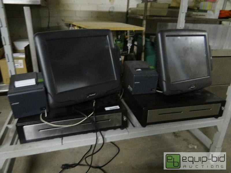 lot 1814 image: Radiant POS system with 2 cash drawers, 2 rec...