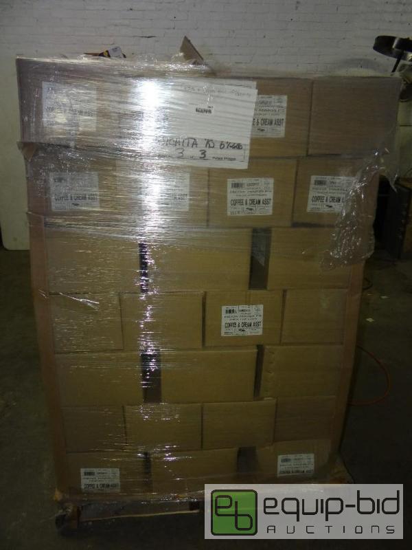 lot 1847 image: Pallet of 98 cases of decor gems.&nbsp  Coff...