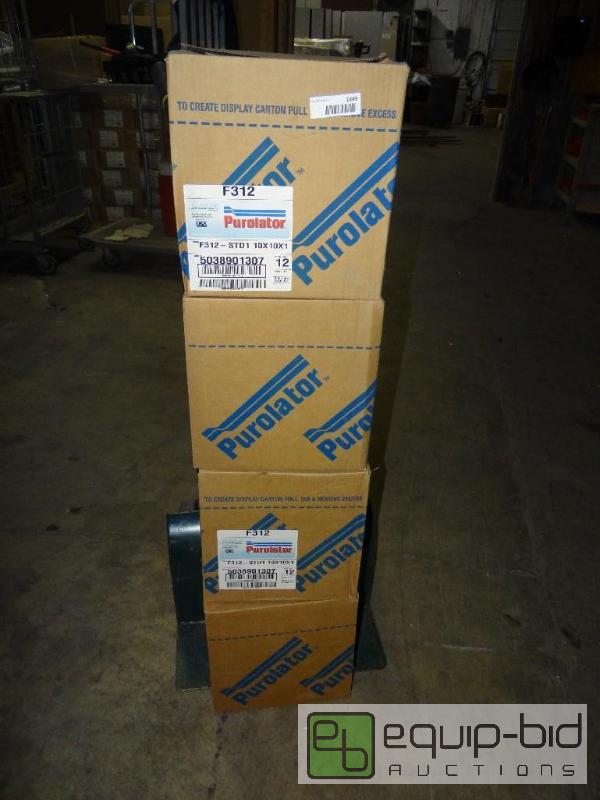 lot 1849 image: Lot of 4 cases of new filters.  10 x 10 x 1...