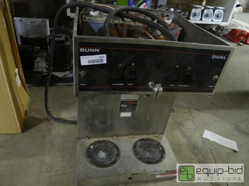lot 1875 image: Bunn&nbspdual coffee brewer. No top....
