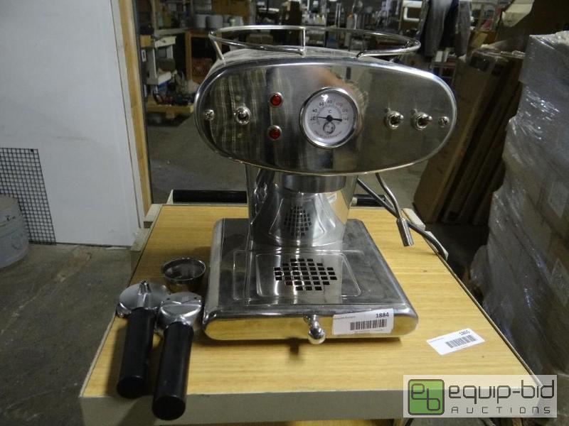 lot 1884 image: Francis Francis Espresso machine with double ...