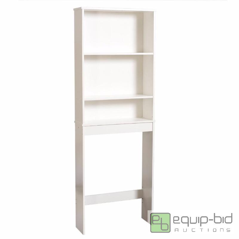 lot 7855 image: Zenna Home 9400W, Bathroom Spacesaver, White...