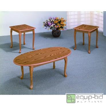 lot 7886 image: Crown Mark Anne Cocktail Set, Queen, Oak...