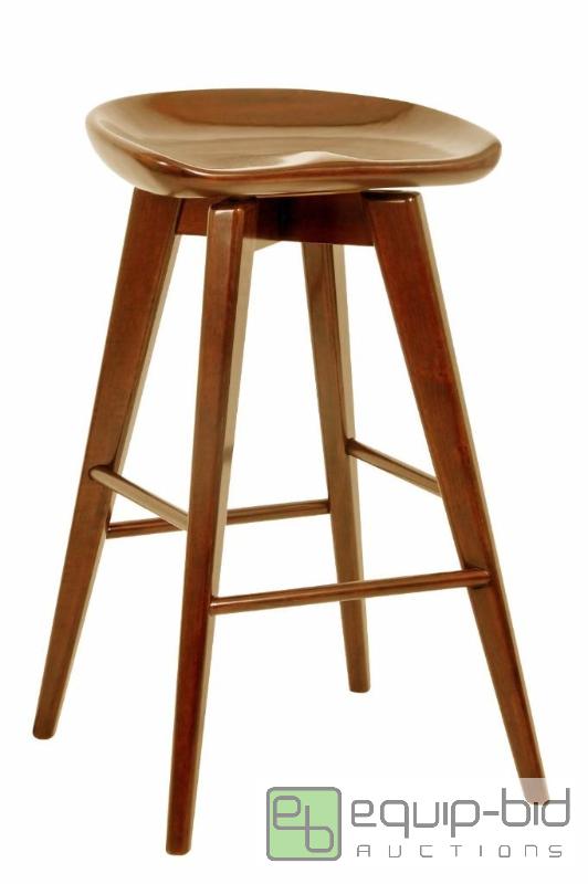 lot 7888 image: Boraam 55124 Bali Swivel Stool, 24-Inch, Wal...
