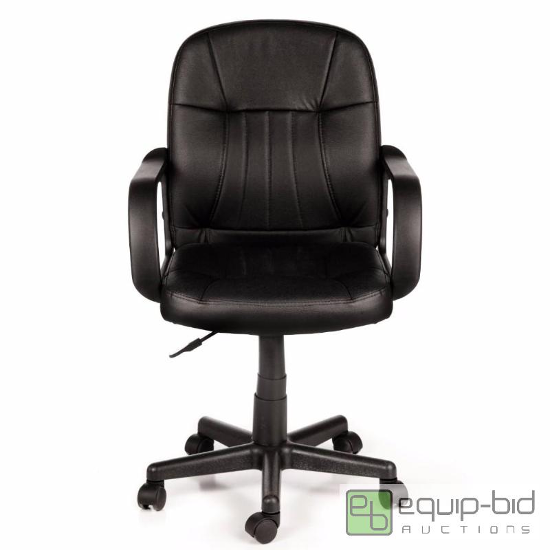 lot 7910 image: Comfort Products 60-5607M Mid-Back Leather O...