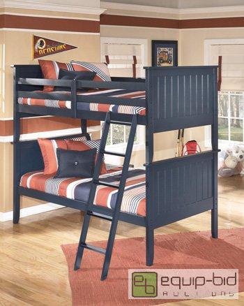 lot 7942 image: Signature Design by Ashley Leo Bunk Bed Slat...