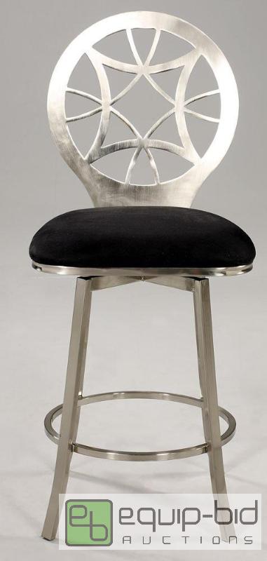 lot 7945 image: Chintaly Imports Laser Cut Round Back Memory...
