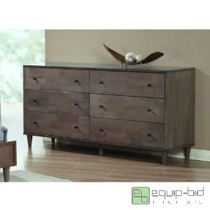lot 7958 image: Vilas Light Charcoal 6-drawer Dresser. A Pro...