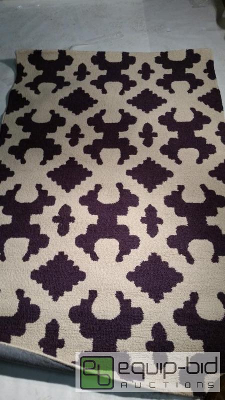lot 7991 image: BOWTIE RUG 53&quotx83&quot. GRAND GRAPE....
