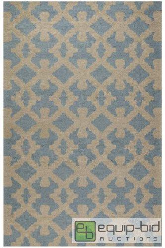 lot 7992 image: BOWTIE RUG 53&quotx83&quot. Sky Blue. Ha...