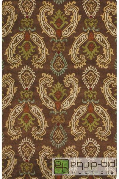 lot 7995 image: Charlton 79&quot Round. Brown. 100% Wool P...