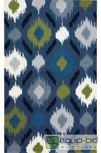 lot 7997 image: Ella Rug 39&quotx59&quot. Blue. HandHook...