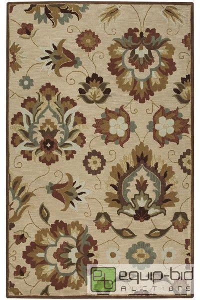 lot 8002 image: Whitley 53&quotx83&quotBeige Handtufted ...