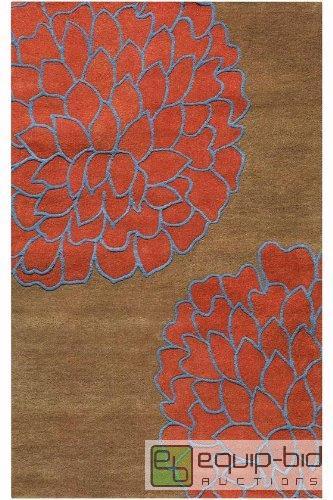 lot 8011 image: FANTASIA RUG 29&quotx14 RUNNER BROWNTERR...