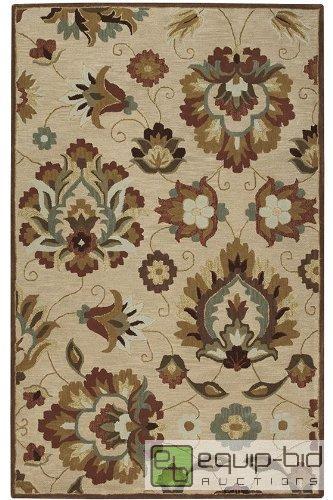 lot 8018 image: Whitley 8x11. Beige. Handtufted 100% Wool ...