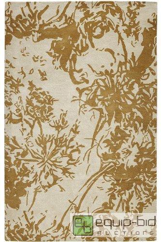 lot 8026 image: CAMILLE RUG 99&quotx139&quot IVORYGOLD....
