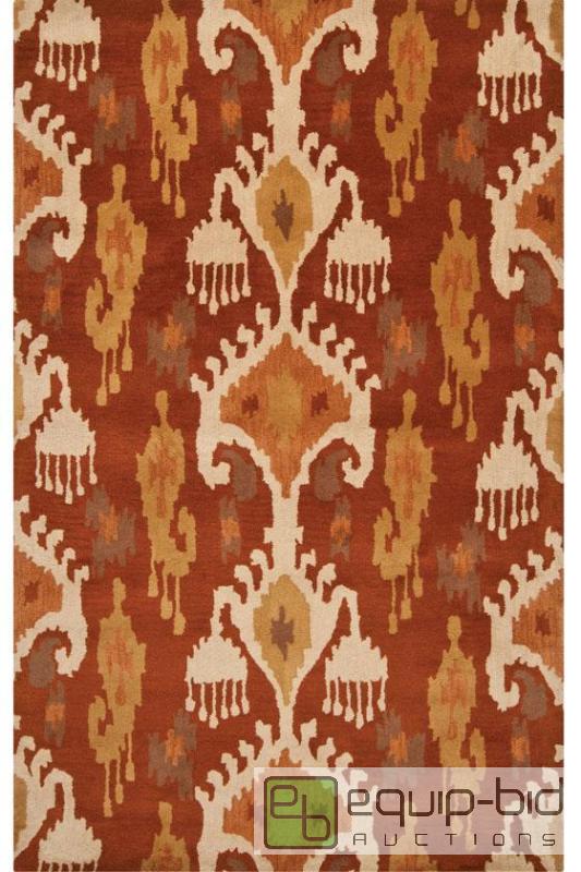 lot 8027 image: Trinket Rug 99&quot X 139&quot, Pumpkin....