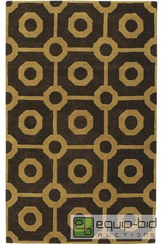 lot 8053 image: CRYSTAL RUG 99&quotx139&quot. BROWNBeig...