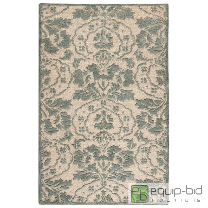 lot 8058 image: AMBERLEY RUG 8x11. Natural Green. Handtuft...