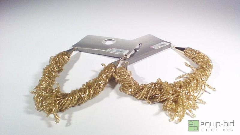 lot 8675 image: 2 Necklaces  New. &nbspGold colored....