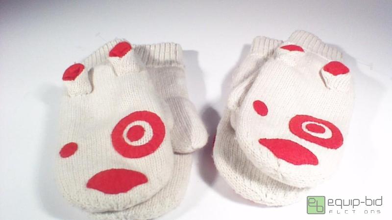 lot 8676 image: 2 pair of Mittens  Shelf Pull...