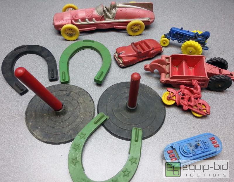 lot 42133 image: Old rubber and hard plastic toys.&nbsp Bring...