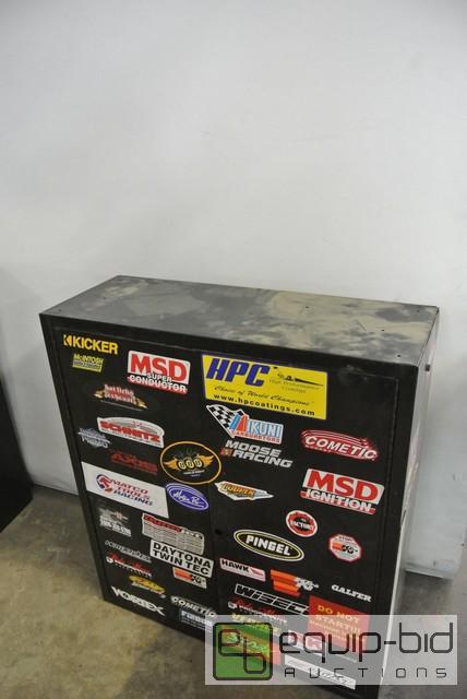 lot 100 image: Steel Cabinet includes StickersAll items must...