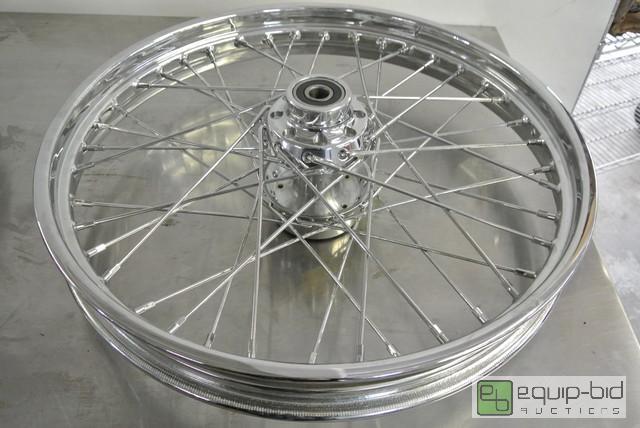 lot 126 image: Motorcycle Wheel   Front 22x3All items must b...