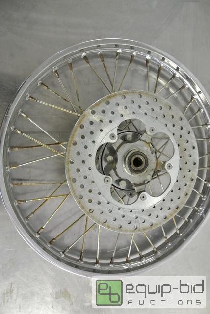 lot 146 image: Motorcycle Wheel All items must be removed by...