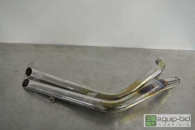 lot 161 image: Set of Chrome Steel ExhaustAll items must be ...