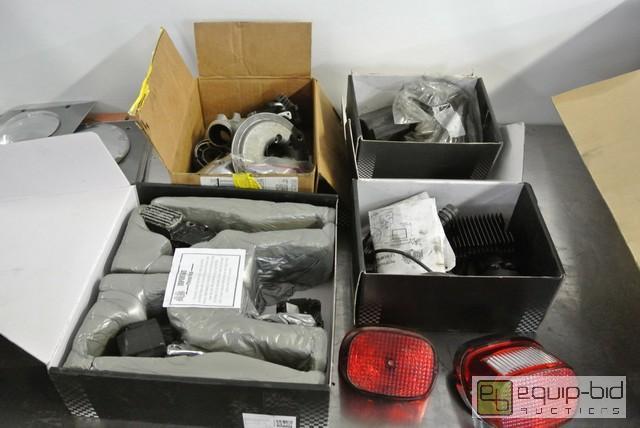 lot 189 image: Large Lot of Misc. Motorcycle Parts Preview L...