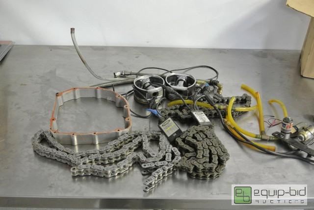 lot 207 image: Large Lot of Motorcycle Parts Pistons Chains ...