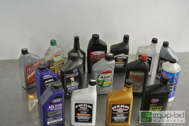 lot 218 image: Large Lot of Fluids Opened and PartialAll ite...