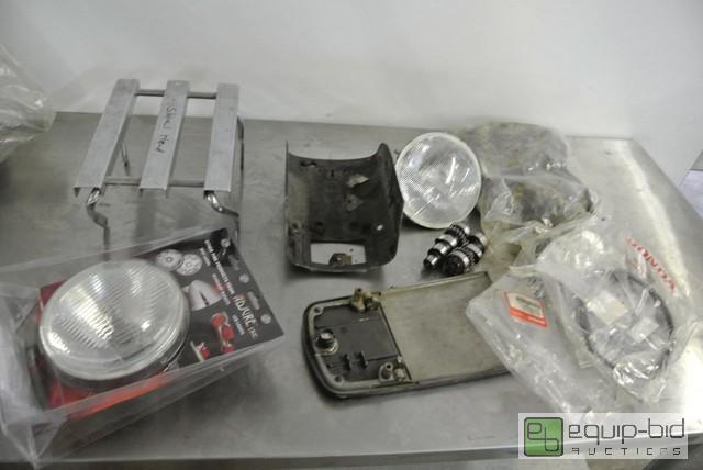 lot 234 image: Lot of Misc. Motorcycle Parts Cams Headlamps ...